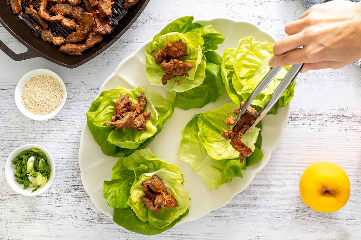 Bulgogi Lettuce Wraps