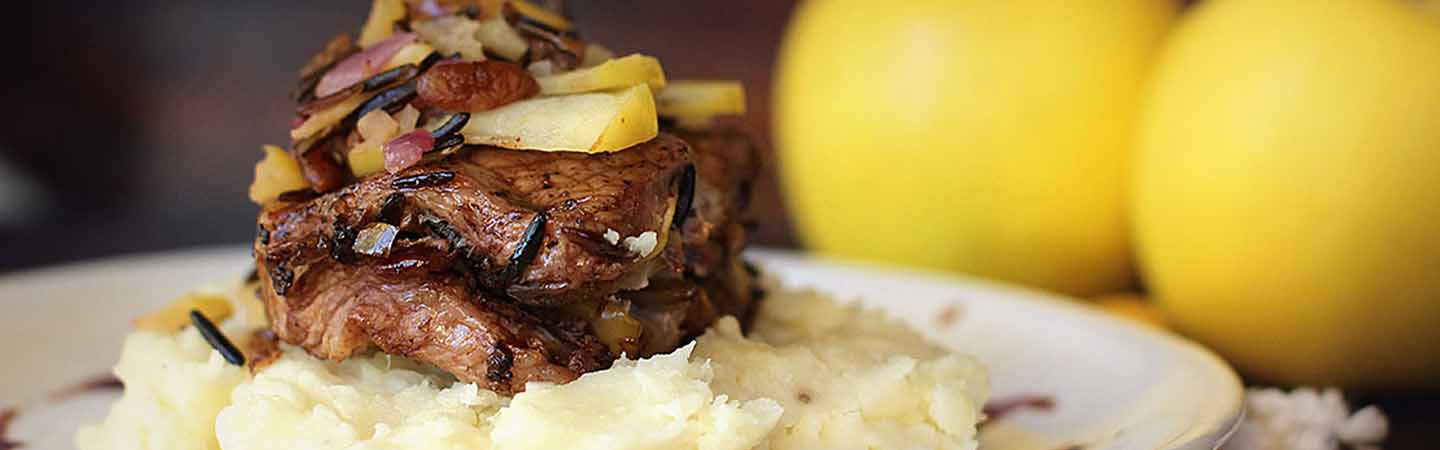 Opal® Pecan Stuffed Pork Chops