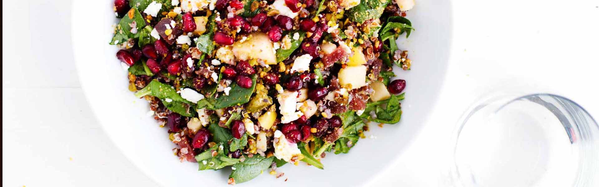 Winter Rainbow Quinoa Salad