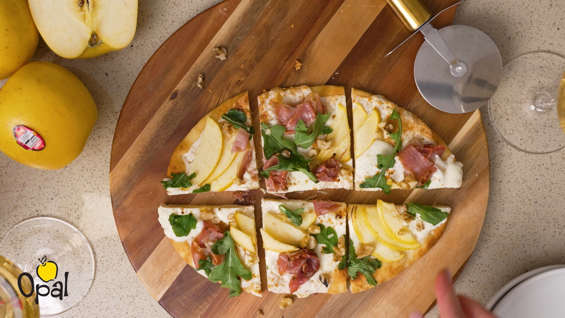 Opal Apple Prosciutto Flatbread